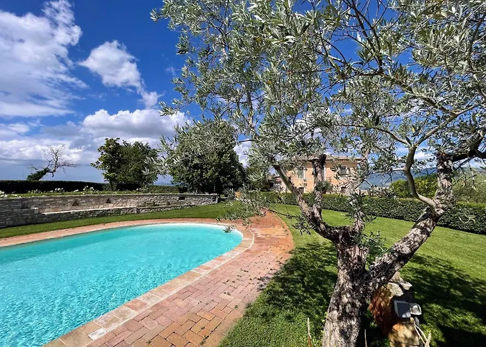Spoleto Tranquilita Sleeps 16 With Wifi Pool Yoga Gardens And Views Morro